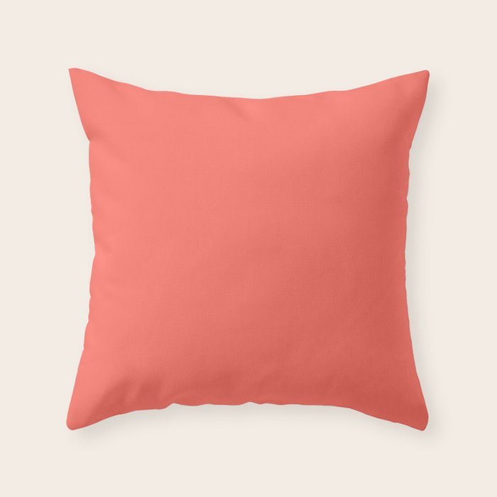 coral accent pillows