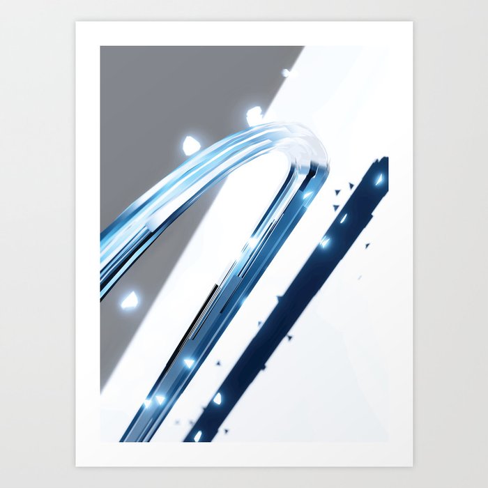 Moment of Reflection Art Print | Abstract, Gaming
