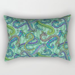 Sea Serpents - Light Rectangular Pillow
