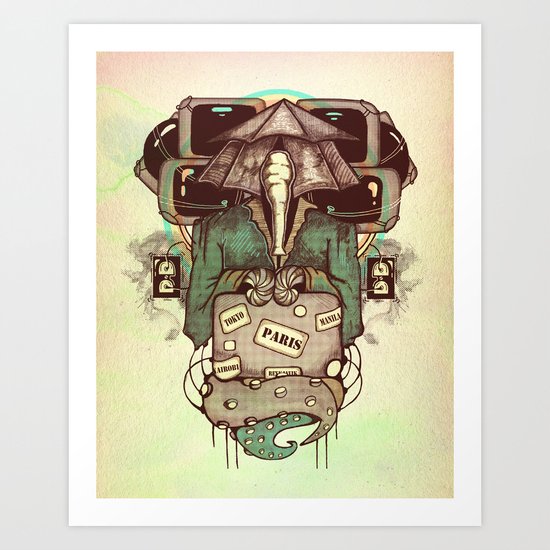 Transcendental Tourist Art Print