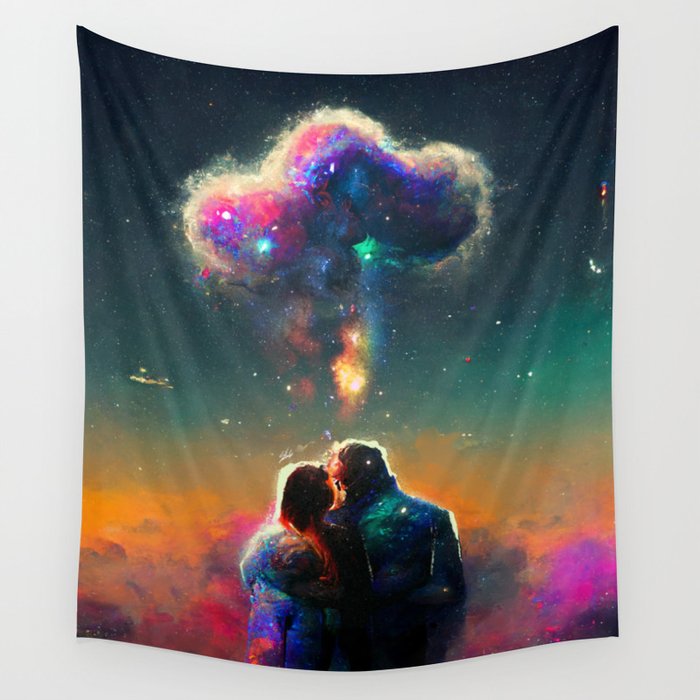 Colorful visions. Wall Tapestry