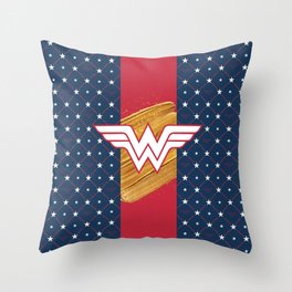 WonderWoman Throw Pillow