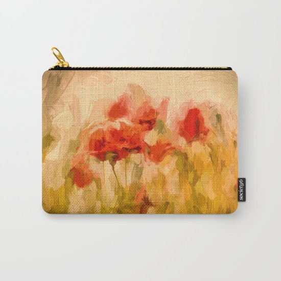 Fiery poppies in a golden cornfield Carry-All Pouch