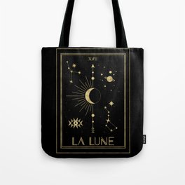 The Moon or La Lune Gold Edition Tote Bag