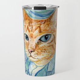 Kitten van Gogh Travel Mug