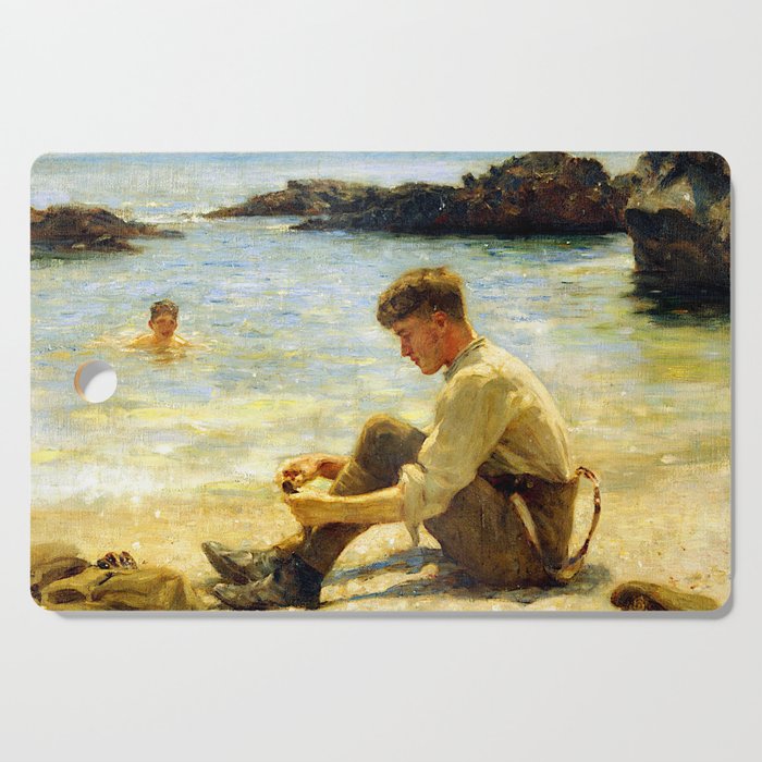 Henry Scott Tuke Boys Bathing Cutting Board