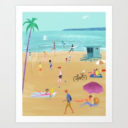 Beaches Art Print