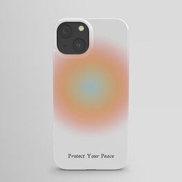 protect your peace iPhone Case