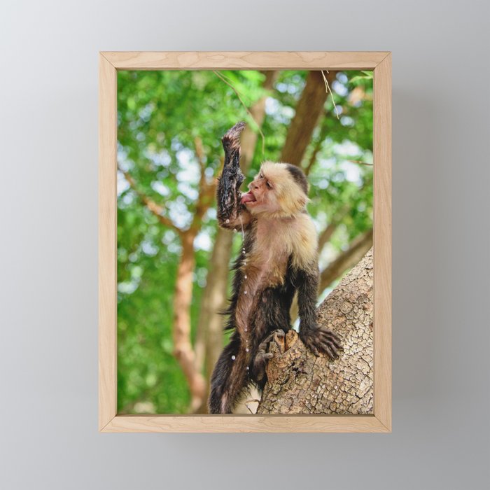 Be Ambitious, Not Thirsty Framed Mini Art Print