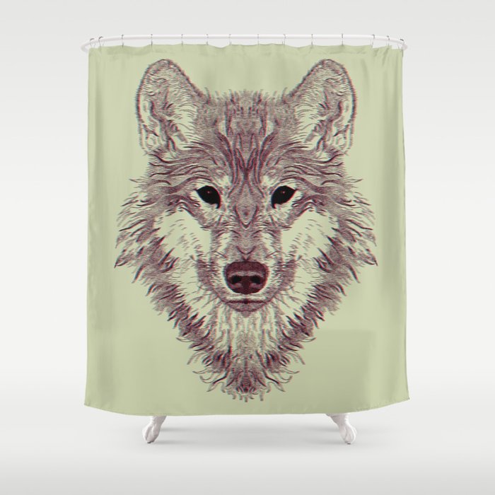 Gaze Of The Wolf Shower Curtain By, Wolf Shower Curtain