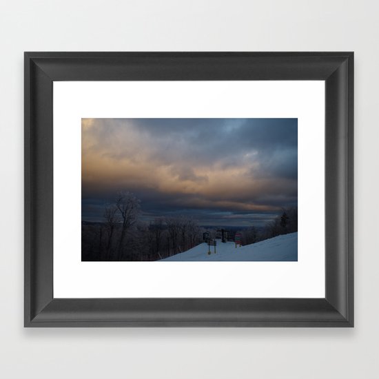 The lonely Chair Framed Art Print