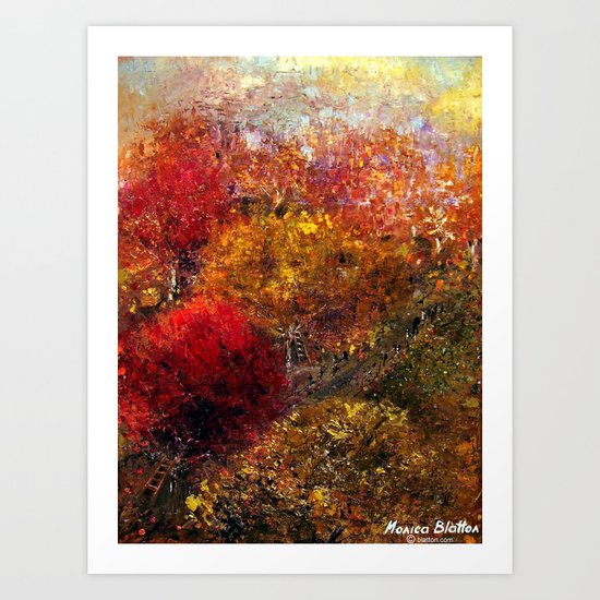 Autumn Orchard Art Print