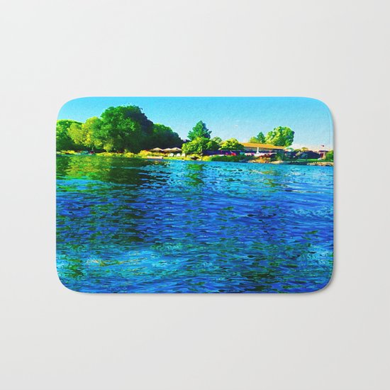 Bright River Flowing Bath Mat