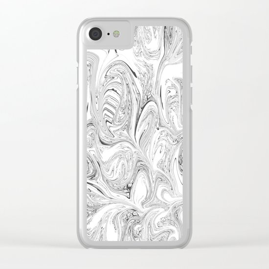 Abstract 140 Clear iPhone Case