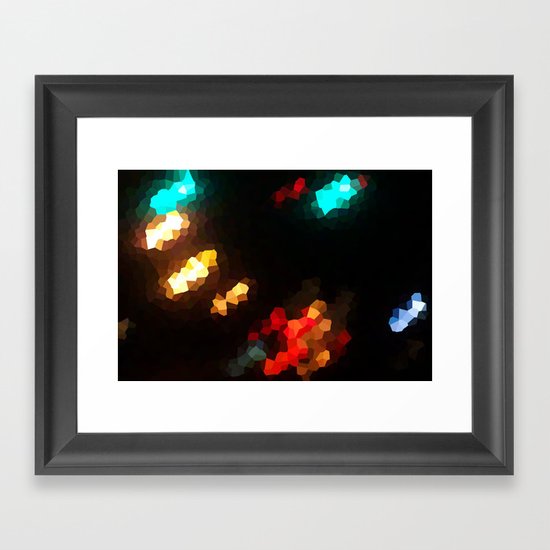 Glass Resolution Framed Art Print