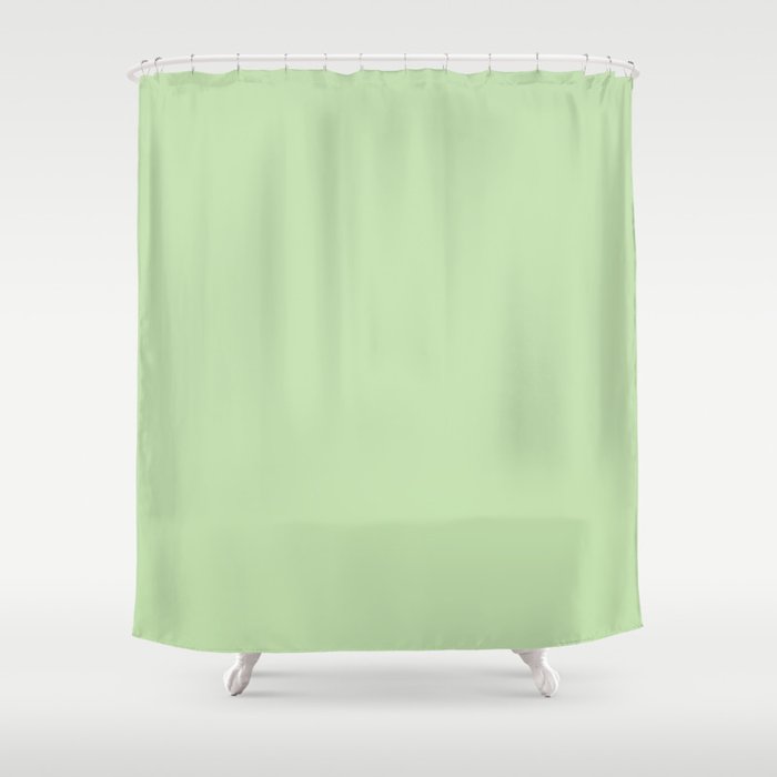 Flower Patch - Romantic Design / Pale Green (Mix & Match Set) Shower Curtain