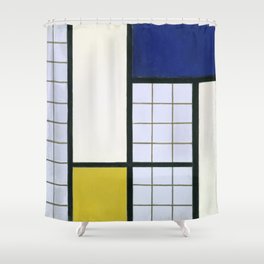 Theo van Doesburg Komposition Shower Curtain