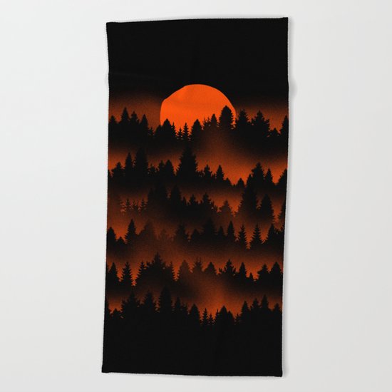 Incendio Beach Towel