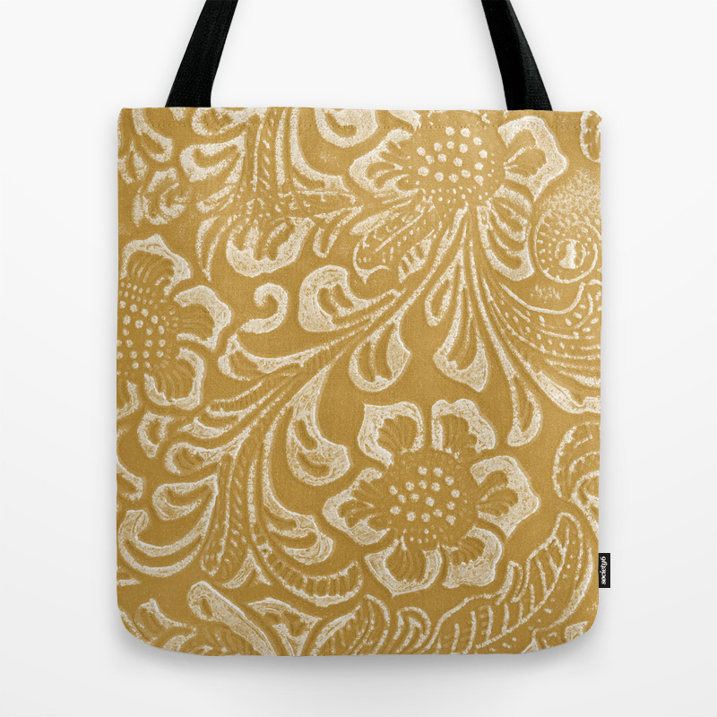 cream leather tote