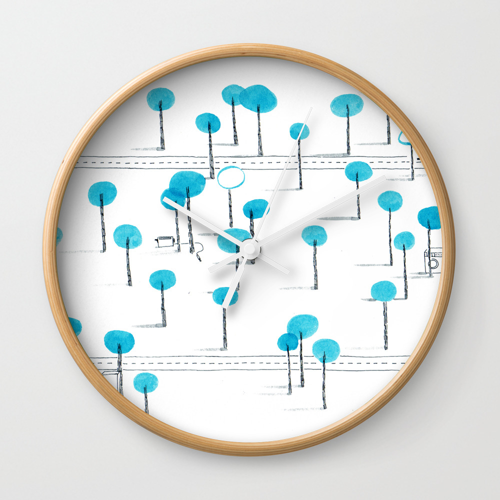 Riding My Cadillac I Wall Clock By Albavilardeb Society6