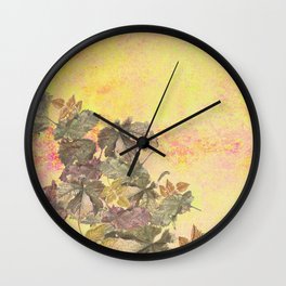 Autumn leaves are falling Wall Clock