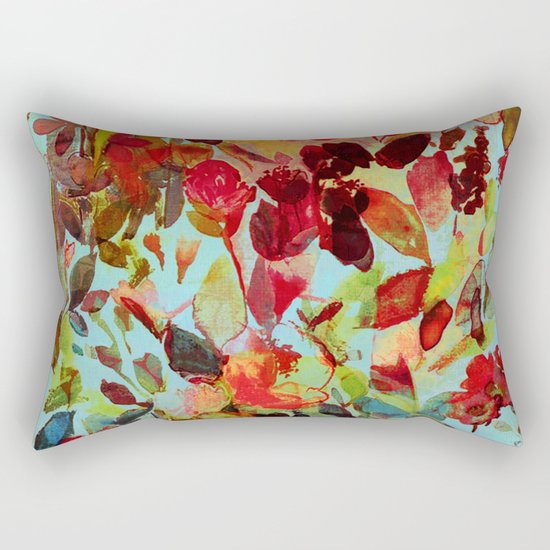 abstract flowers Rectangular Pillow