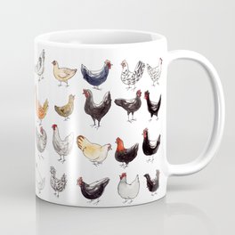 42 French chicken breeds Coffee Mug