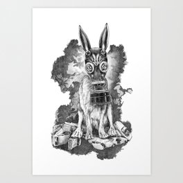 Pollution Mask Art Print