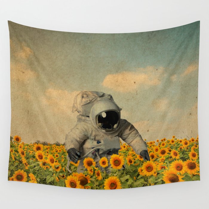 Sunflower hotsell astronaut tapestry