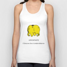 Lemonfante by Laura Pizzicalaluna Unisex Tank Top
