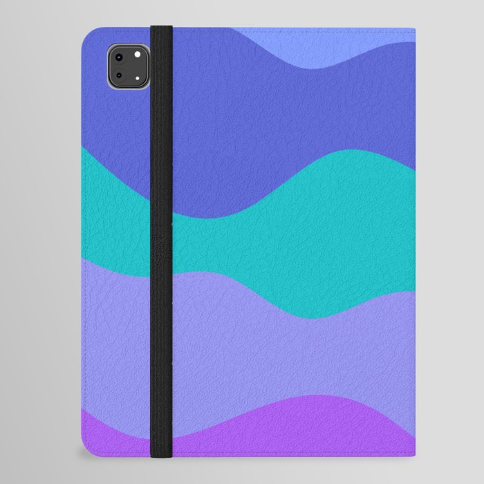 singular wave art_synthwave iPad Folio Case
