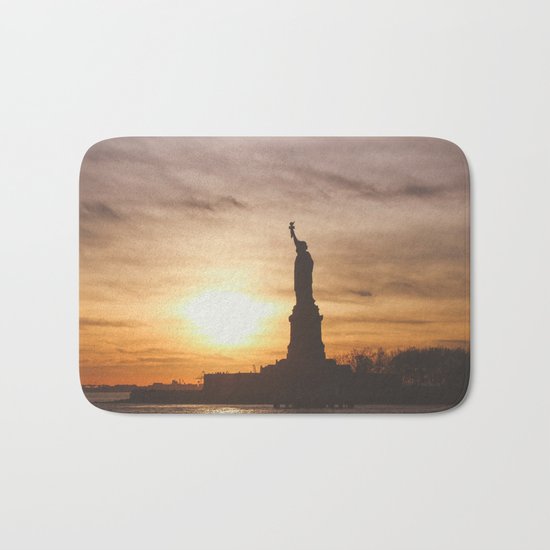 Lady at Sunset Bath Mat