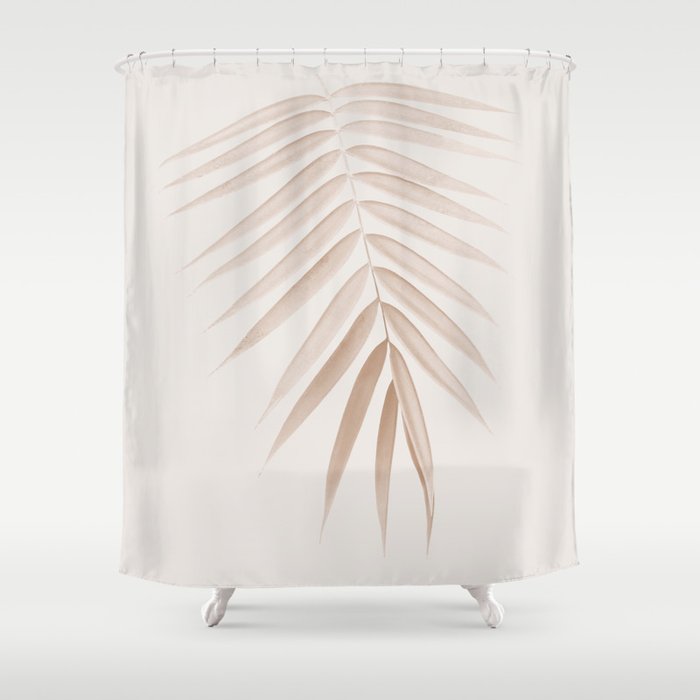 Palm Leaf Finesse #1 #minimal #tropical #decor #art #society6 Shower Curtain