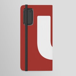 U (White & Maroon Letter) Android Wallet Case