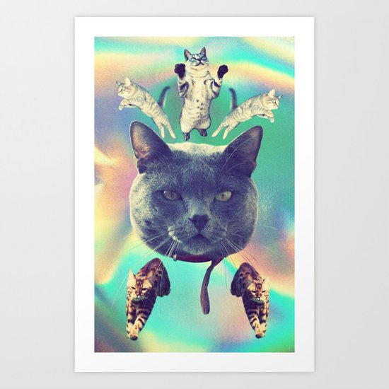 galactic Cats Saga 3 Art Print