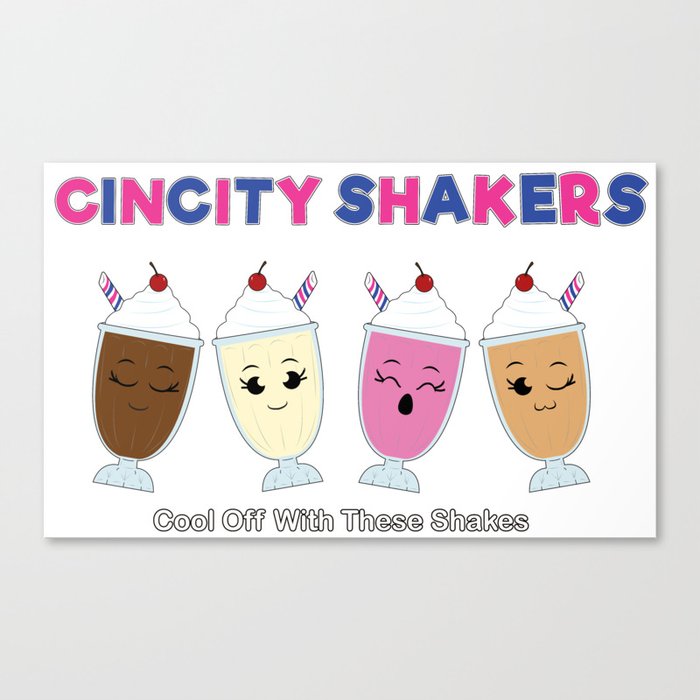 Cool Off With These Shakes Canvas Print