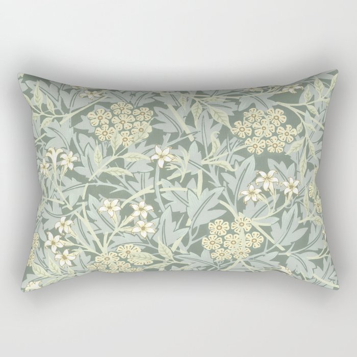 William Morris "Jasmine" 1. Rectangular Pillow