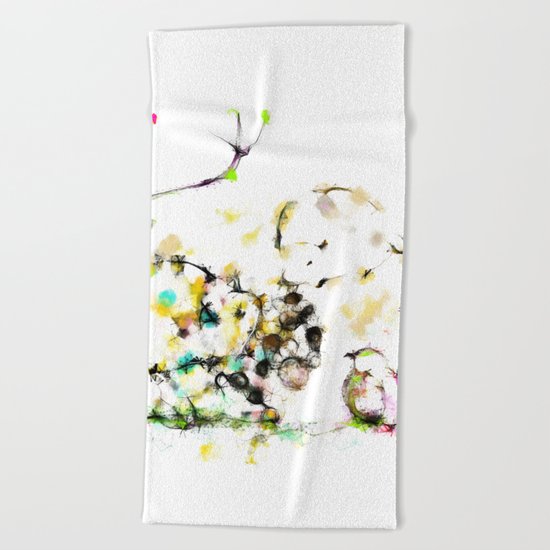 cool sketch 197 Beach Towel
