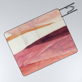Abstract Love, Peace and Hope, Contemporary Fine Art Picnic Blanket