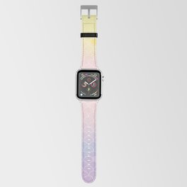Relaxed Pastel Star Fish Rainbow Mermaid Background Apple Watch Band