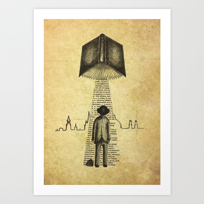 Take Me To Your Reader Art Print