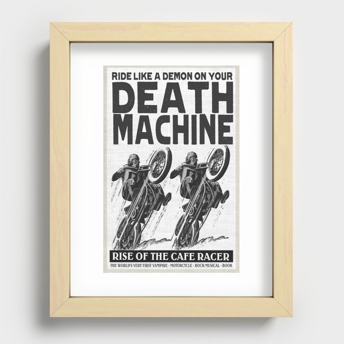 Death Machine Recessed Framed Print