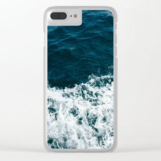 Ocean Crush Clear iPhone Case