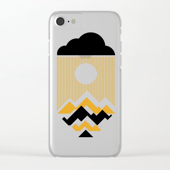 The Day The Sun Disappears Clear iPhone Case