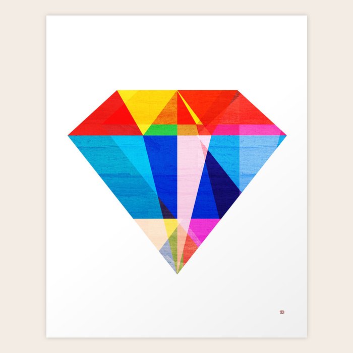 Jewel Tone Art Print by The Pairabirds Society6