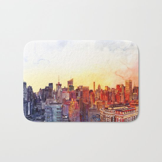 Sunshine in NYC Bath Mat