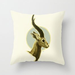 Gazelle Throw Pillow