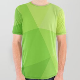Green Pattern All Over Graphic Tee
