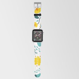 J Digital Painting - Flower Design  Edit Apple Watch Band