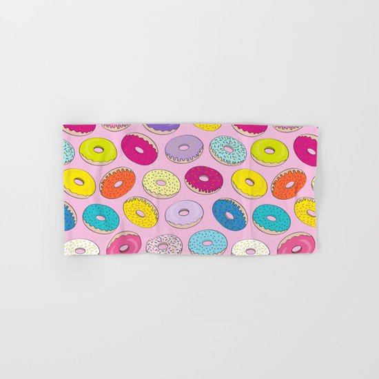 Donuts Pink Dreams Hand & Bath Towel